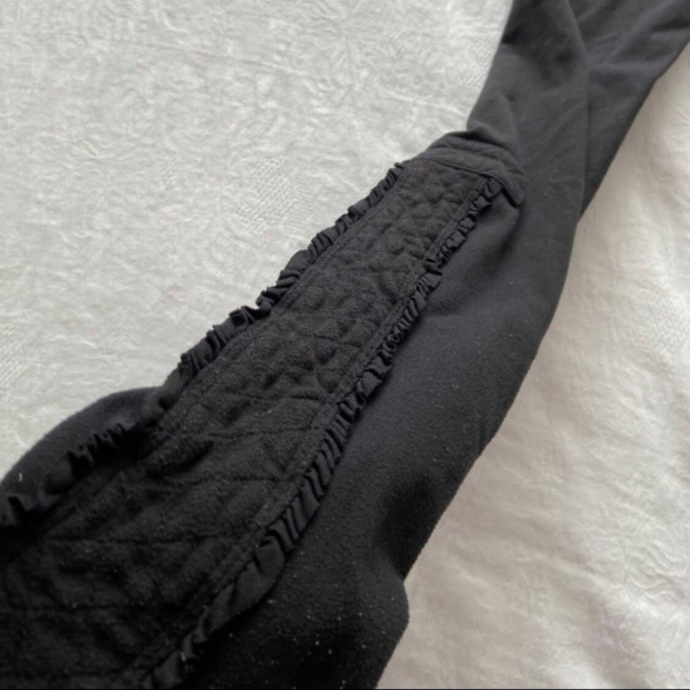 Lululemon leggings with side rushes